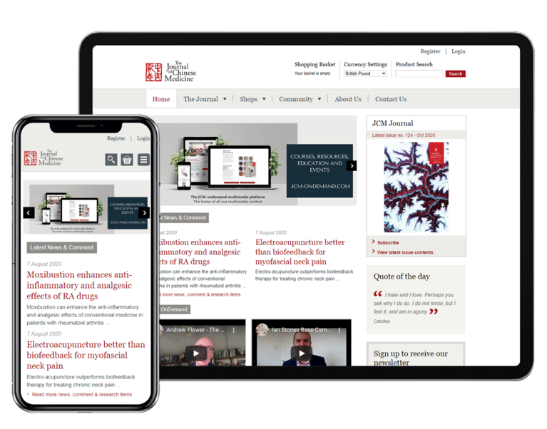JCM Tab and Mobile